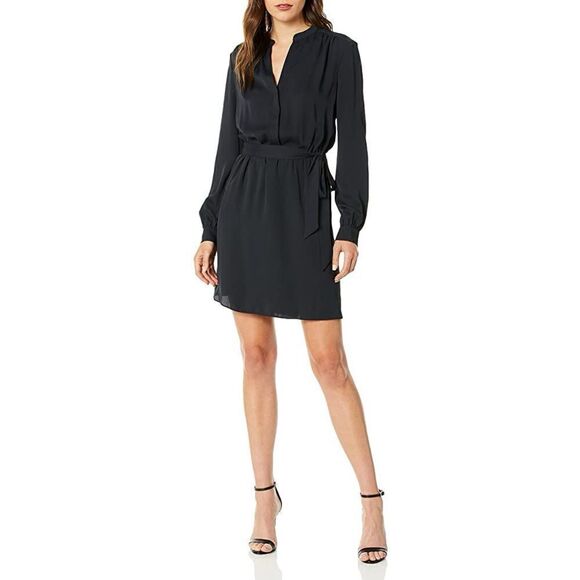 New. Joie silk belted shirt dress. - Picture 7 of 16